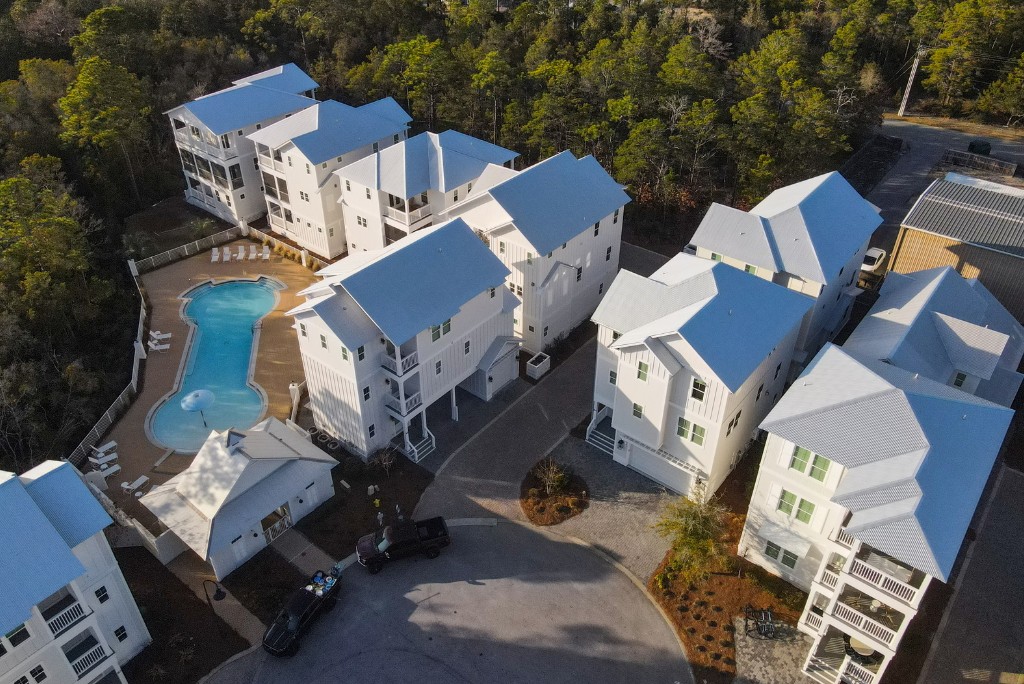 grayton beach residence front view from up top